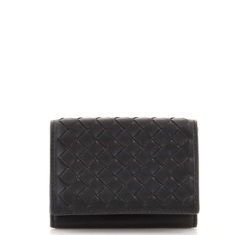 Bottega Veneta Trifold Wallet Intrecciato Nappa Mini