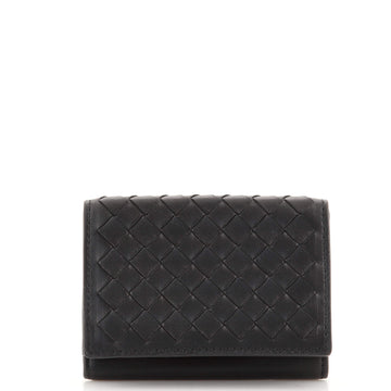 Bottega Veneta Trifold Wallet Intrecciato Nappa Mini