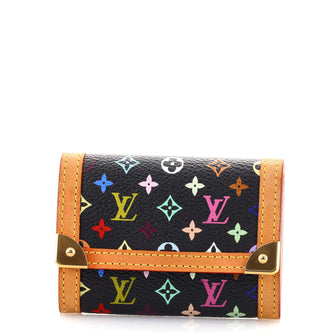Louis Vuitton Porte-Monnaie Billets Wallet Multicolor Canvas