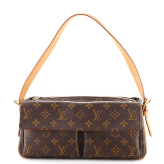 Louis Vuitton Viva Cite Handbag Monogram Canvas MM