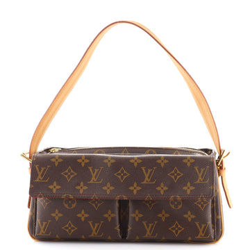 Louis Vuitton Viva Cite Handbag Monogram Canvas MM