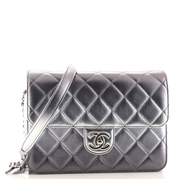 Chanel Like a Wallet Flap Bag Quilted Gradient Metallic Lambskin Small