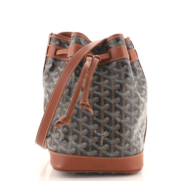 Goyard Petit Flot Bucket Bag Coated Canvas PM