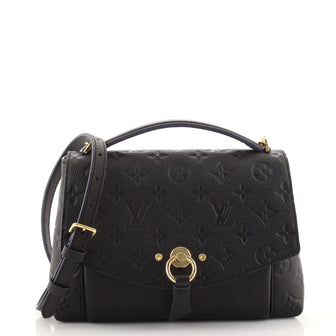 Louis Vuitton Blanche Handbag Monogram Empreinte Leather BB