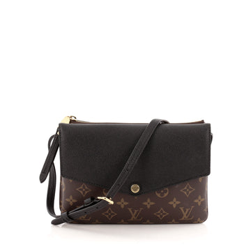 Louis Vuitton Twice Handbag Monogram Canvas