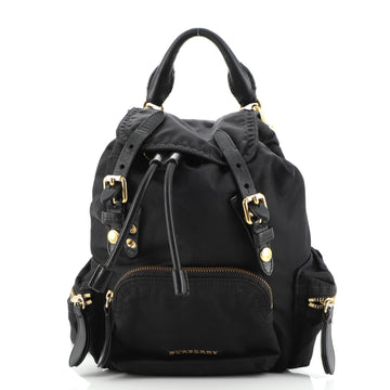 Burberry Rucksack Backpack Nylon with Leather Small