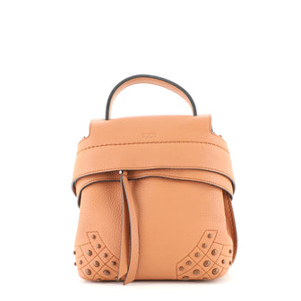 Tod's Studded Wave Backpack Leather Mini