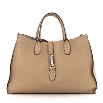 Gucci Jackie Soft Tote Leather Large