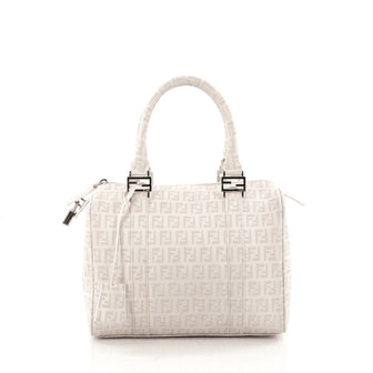 Fendi Boston Zucchino Coated Canvas Small