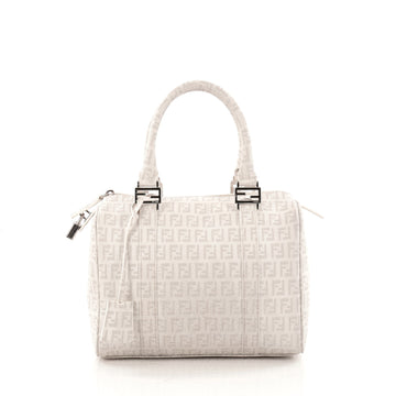 Fendi Boston Zucchino Coated Canvas Small