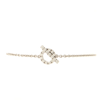 Hermes Finesse Bracelet 18K White Gold and Diamonds