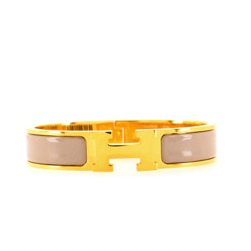 Hermes Clic H Bracelet Enamel Narrow