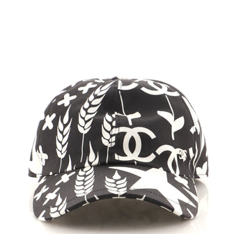 Chanel CC Lucky Symbols Baseball Cap Printed Cotton