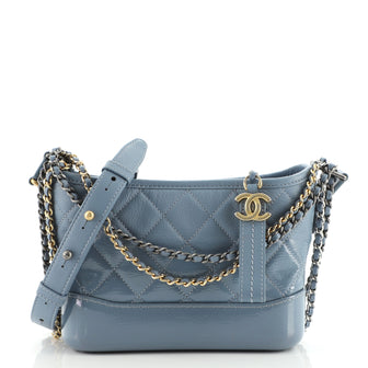 Chanel Gabrielle Hobo Quilted Goatskin and Patent Small