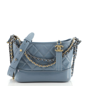 Chanel Gabrielle Hobo Quilted Goatskin and Patent Small