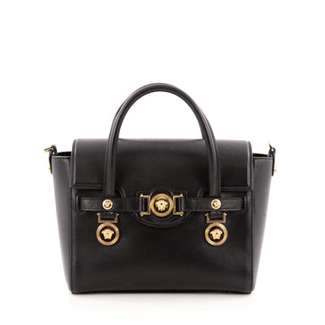 Versace Signature Bag Leather Small Black