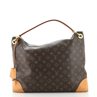 Louis Vuitton Berri Handbag Monogram Canvas MM