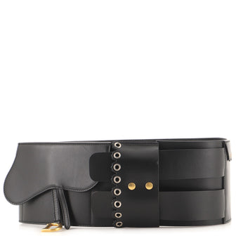 Christian Dior Corset Saddle Belt Leather