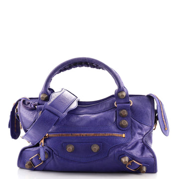 Balenciaga City Giant Studs Bag Leather Medium