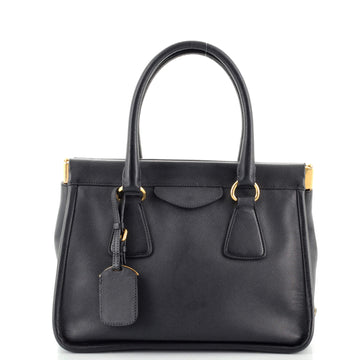 Prada Frame Tote Saffiano Leather Medium