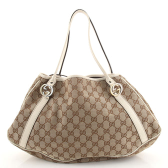 Gucci Twins Shoulder Bag GG Canvas Medium