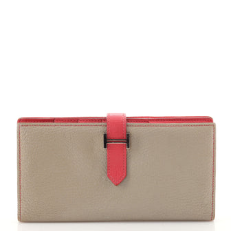 Hermes Bearn Wallet Chevre Mysore Long