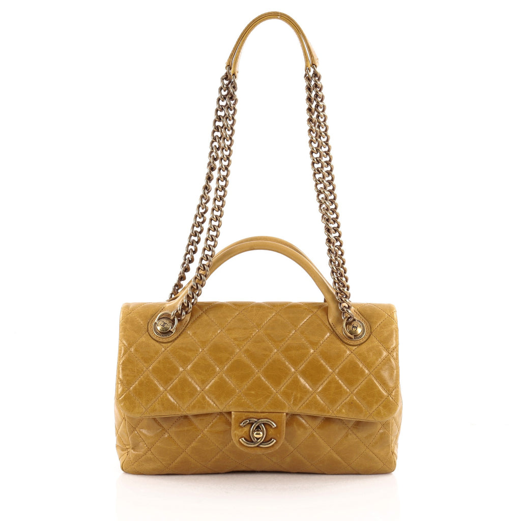 Buy Chanel Castle Rock Flap Bag Glazed Quilted Calfskin 1357301