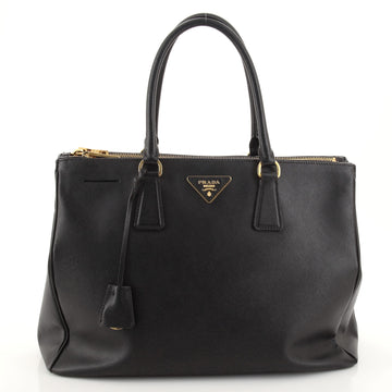 Prada Double Zip Lux Tote Saffiano Leather Large