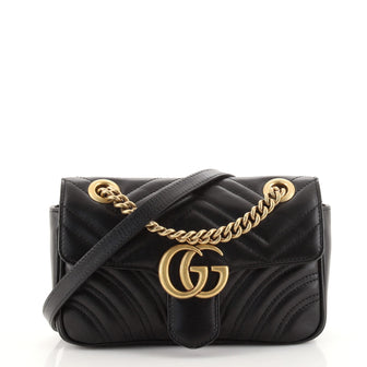Gucci GG Marmont Flap Bag Matelasse Leather Mini