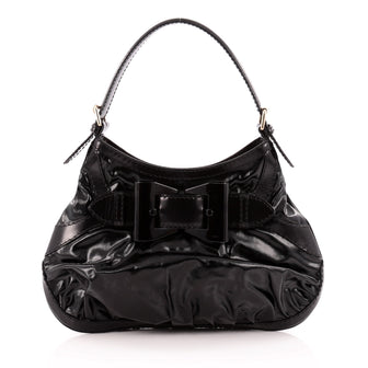Gucci Queen Hobo Dialux Coated Canvas Medium