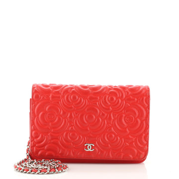 Chanel Wallet on Chain Camellia Lambskin
