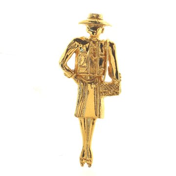Chanel Vintage Madame Coco Chanel Brooch Metal