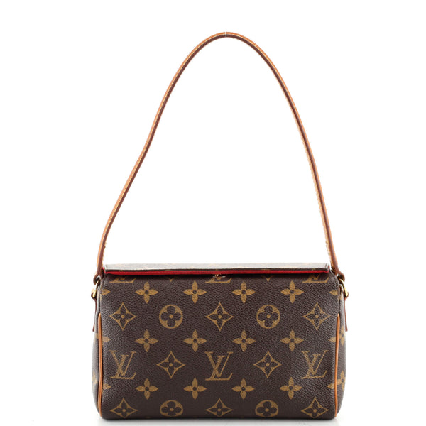 Louis Vuitton Recital Handbag Monogram Canvas Brown 1357751