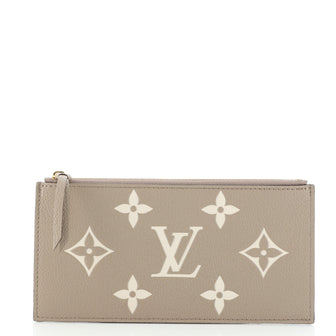 Louis Vuitton Felicie Zip Pouch Insert Bicolor Monogram Empreinte Giant