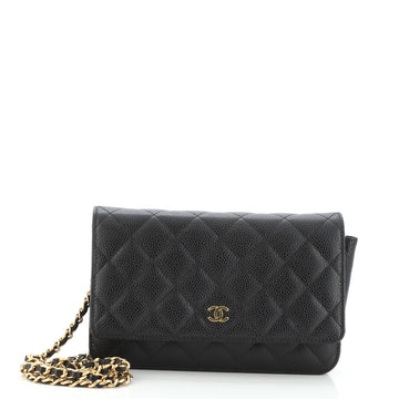 Chanel Wallet on Chain Quilted Caviar