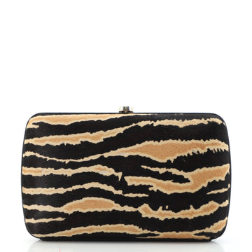 Gucci Broadway Box Clutch Printed Pony Hair
