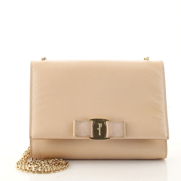 Salvatore Ferragamo Ginny Crossbody Bag Saffiano Leather Small