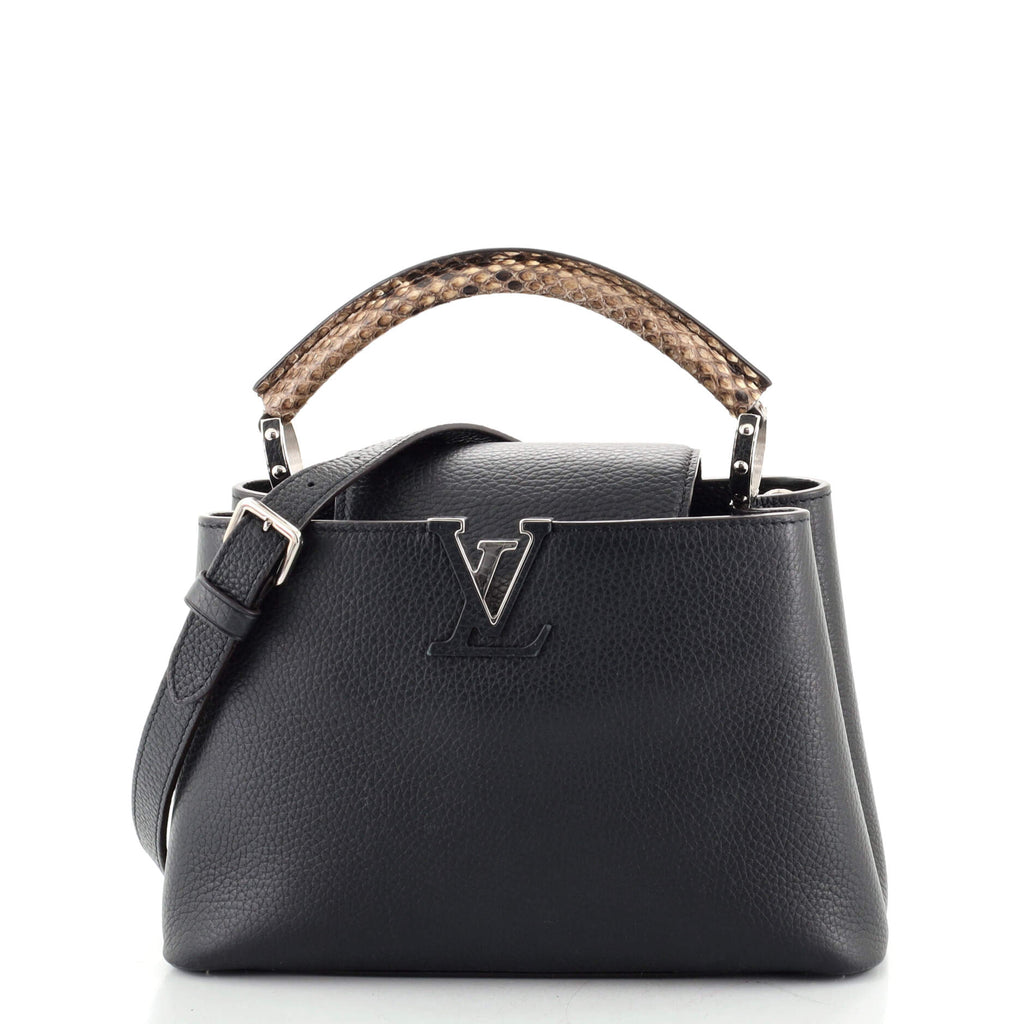 Louis Vuitton Python Capucines BB Bag with Gold Hardware – Sellier