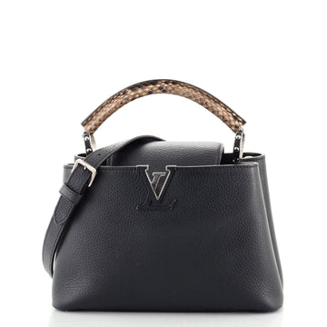 Louis Vuitton Capucines Bag Leather with Python BB