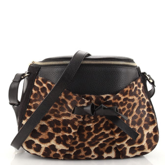 Christian Louboutin Salina Messenger Bag Pony Hair and Leather