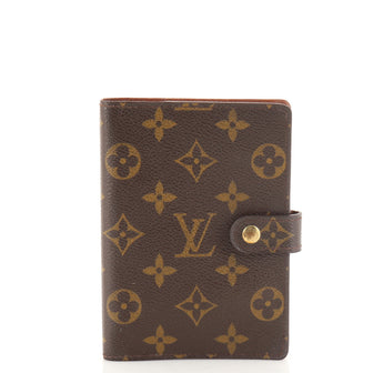 Louis Vuitton Ring Agenda Cover Monogram Canvas PM
