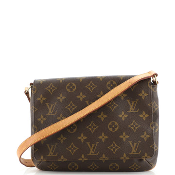 Louis Vuitton Musette Tango Handbag Monogram Canvas