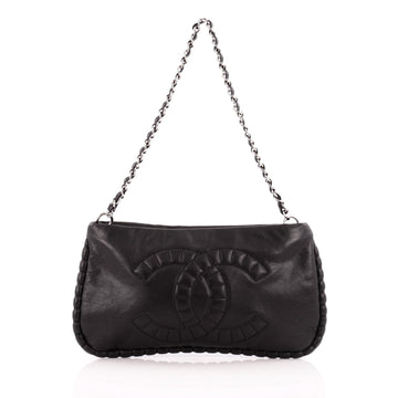 Chanel On The Bund Pochette Leather