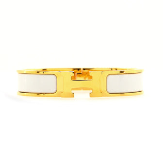 Hermes Clic H Bracelet Enamel Narrow