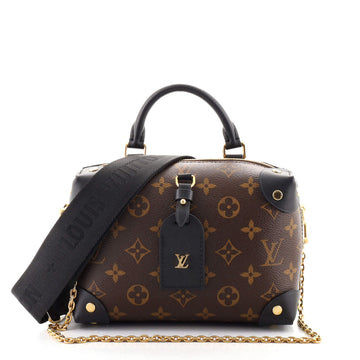 Louis Vuitton Petite Malle Souple Handbag Monogram Canvas