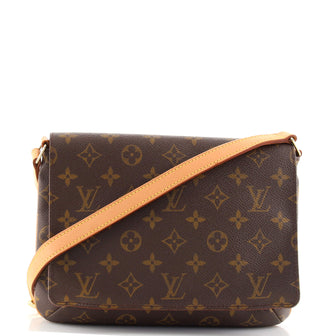 Louis Vuitton Musette Tango Handbag Monogram Canvas
