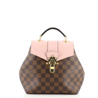 Louis Vuitton Clapton Backpack Damier and Leather