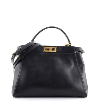 Fendi Peekaboo Bag Soft Leather Regular