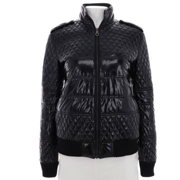 Chanel Women's Women's Short Down Jacket Quilted Nylon