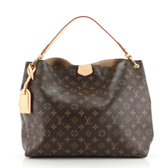 Louis Vuitton Graceful Handbag Monogram Canvas MM